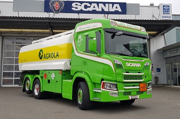 Scania für Brenn- und Treibstoff Transport